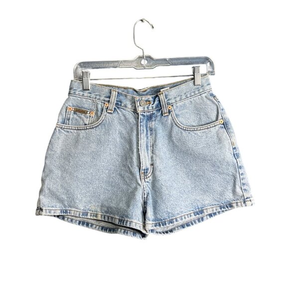 Vintage Calvin Klein Womens High Waist Denim Shorts Size 5 - Picture 1 of 8